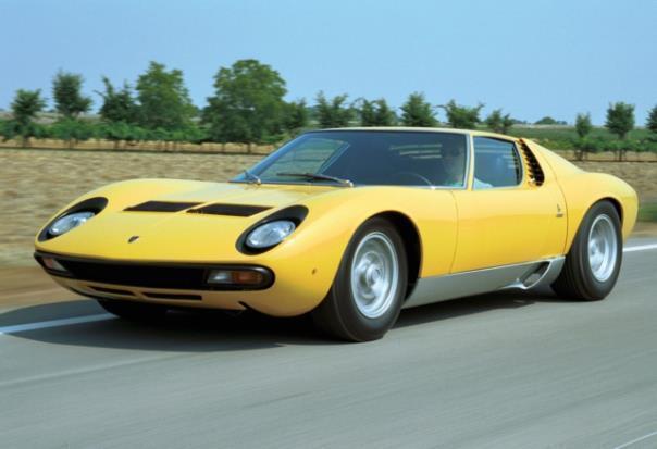 Lamborghini Miura (1966 - 1972).  Foto:Auto-Medienportal.Net/Lamborghini